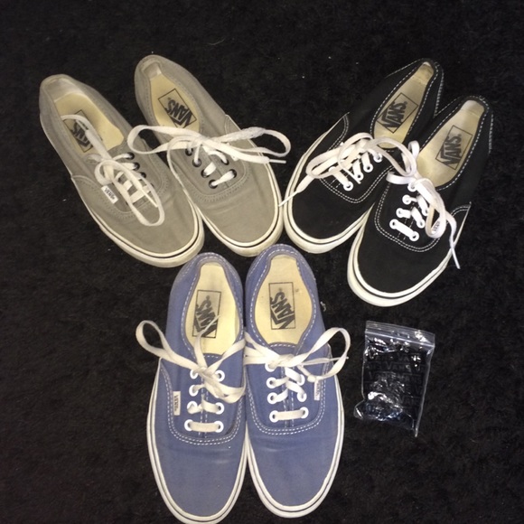 BUNDLE: THREE PAIRS OF VANS