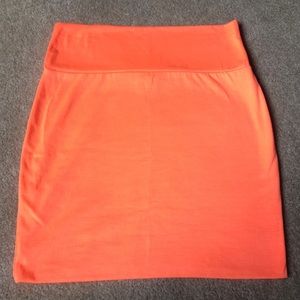 NEW ✴️ dELiA*s Neon Orange BodyCon Mini Skirt