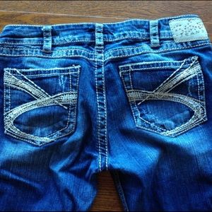 Silver jeans distressed style