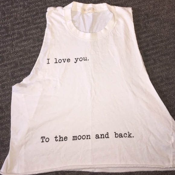 I Love You To The Moon And Back Tank