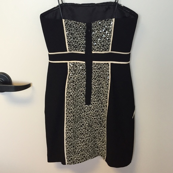 Max and Cleo Hailey Black Strapless Dress - Picture 2 of 4