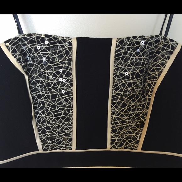 Max and Cleo Hailey Black Strapless Dress - Picture 3 of 4