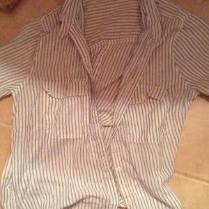 New hollister stripped shirt long sleeved