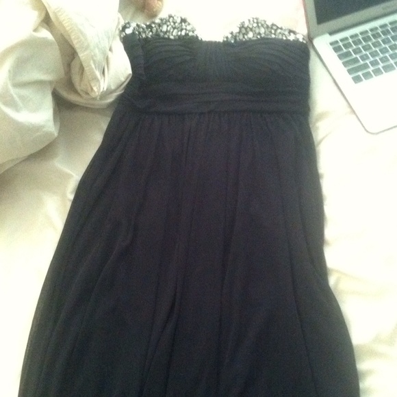 Dark Blue prom formal dress prom or homecoming
