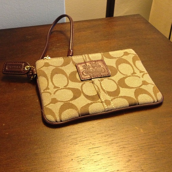 Never used small Coach wristlet