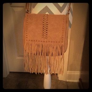 The Limited...Leather suede fringe