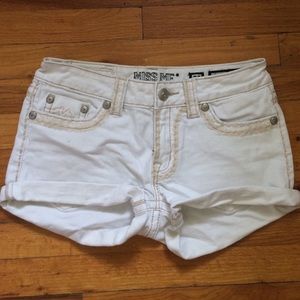 Miss me white shorts