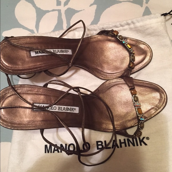 Manolo Blahnik Sandals.