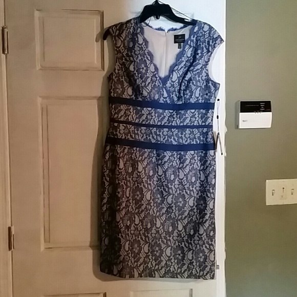 BLUE LACE DRESS