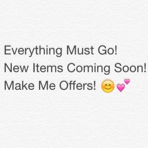 Everything has to go! Make offers:)