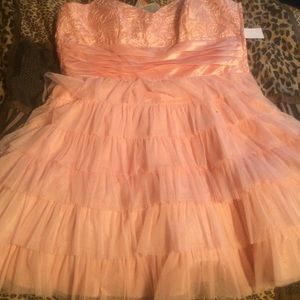 Rose pink homecoming dress
