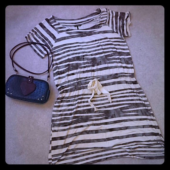 Daisy Fuentes Dresses & Skirts - Striped, draw string, summer dress