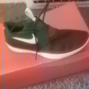 Nike green and white