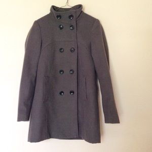 Brown Oversize Pea Coat
