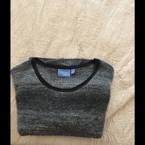 Black and grey sweater