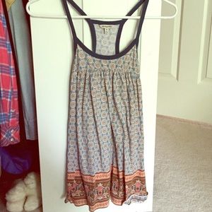 Aztec print tank top