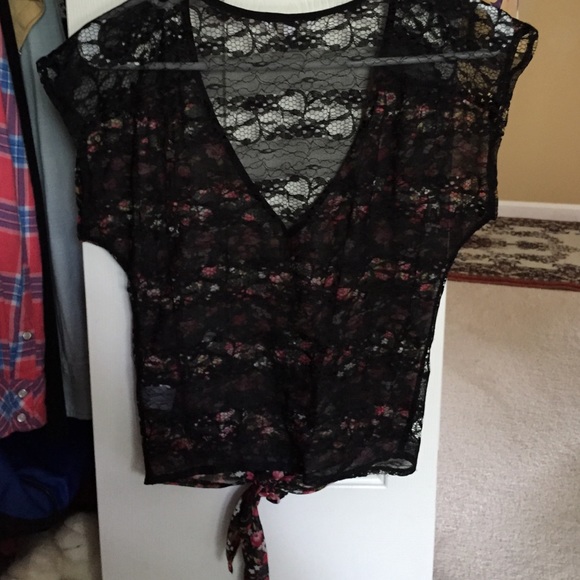 floral tie bottom top - Picture 3 of 3