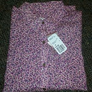 Forever 21 floral button up long sleeve shirt