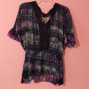 Flowy free people top