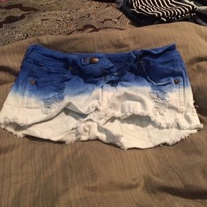 Kendall and Kylie blue shorts