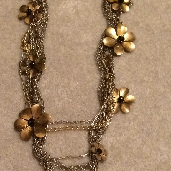 St John Statement Multi Metal Necklace FINAL SALE - Picture 2 of 4