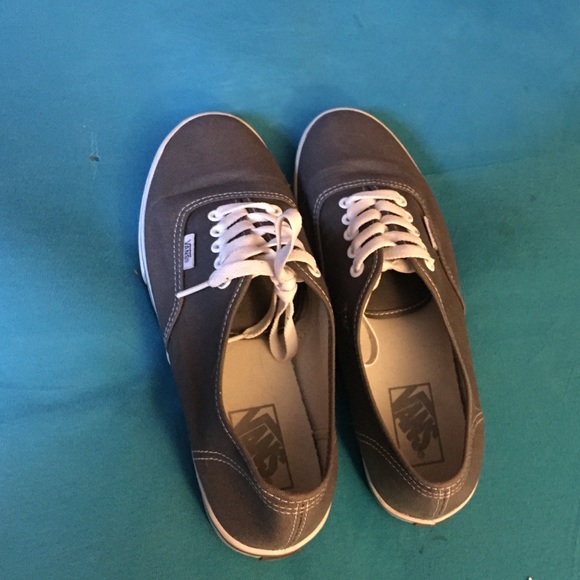 Dark grey women's Vans sneakers