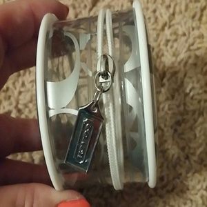 Coach clear travel jewelry box