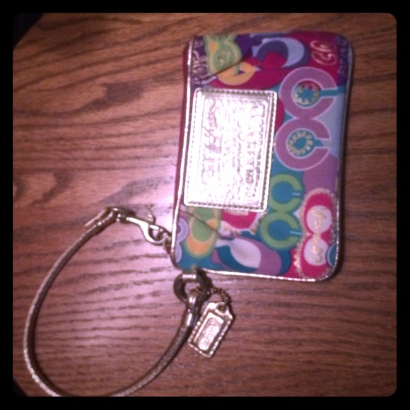 Coach "Poppy" wristlet