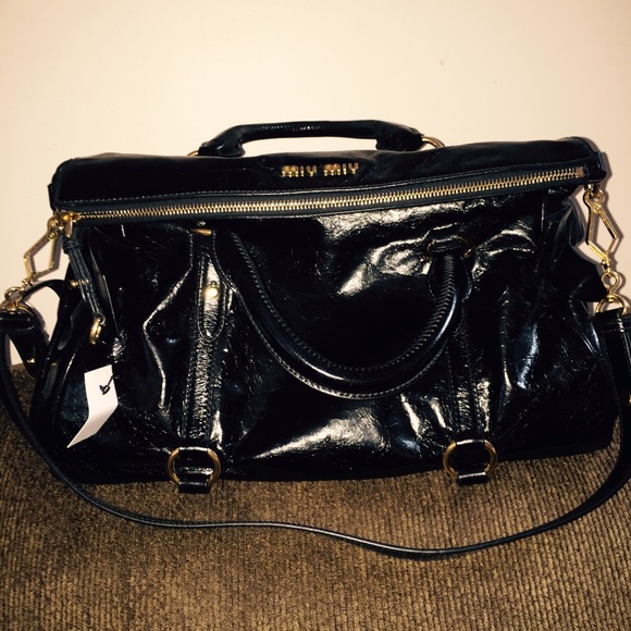 Miu Miu bow embellished tote