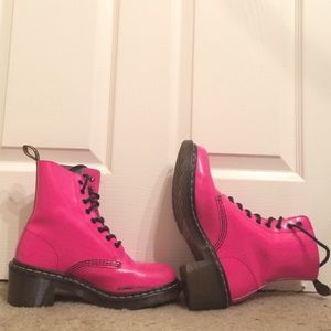 Pink Dr. Martens