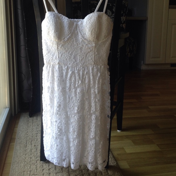 Abercrombie White Lace Dress