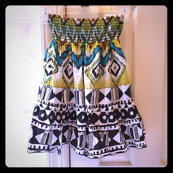 Aztec print skirt