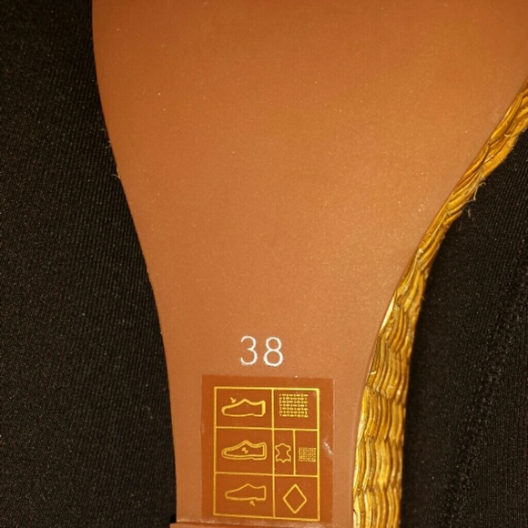 SOLD! Marc Jacobs floral and wicker wedges - Picture 3 of 4