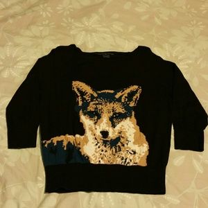 French Connection Fox Cropped Sweater
