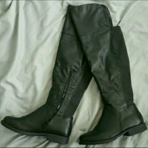 Black Knee high boots
