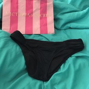 Black Victoria secret bathing suit bottoms