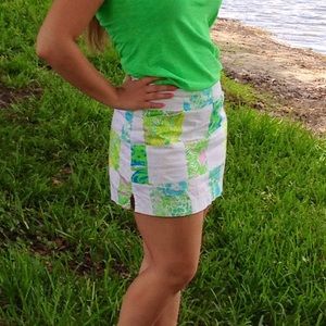 Lilly Pulitzer Multi-Patterned Skort Size 4