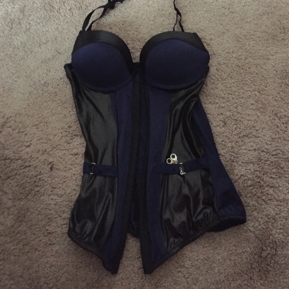 Spencer's Faux Leather Corset