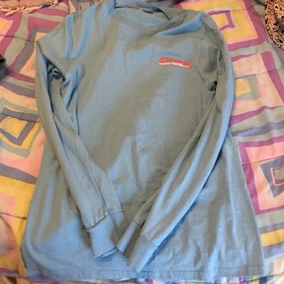 Light blue long sleeve t shirt