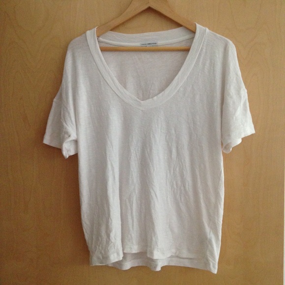 Cotton James Perse V-Neck
