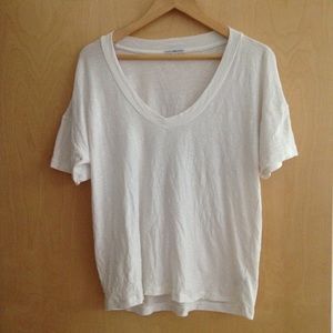 Cotton James Perse V-Neck