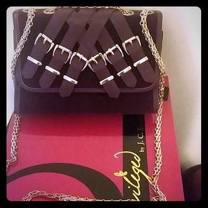 Velvet Deep Plum Crossbag