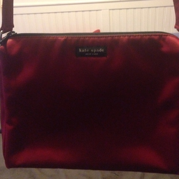 Satin like small handbag