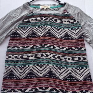 Loose Aztec top