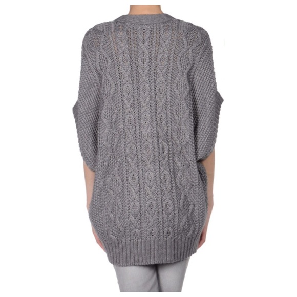 Grey knitted cardigan - Picture 3 of 6