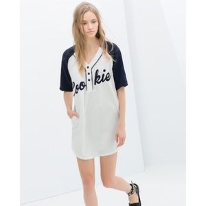 PRICE DROP! Zara "cookie" Baseball Dress