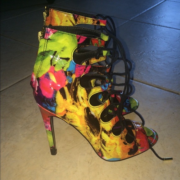 Lace up Steve Madden stilettos