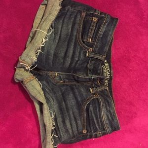 Low Waisted Jean Shorts