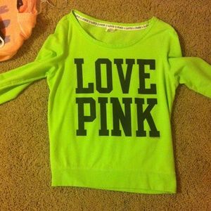 PINK long sleeve pullover