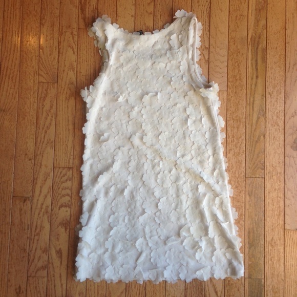 H&M Flower Cream Dress XS Summer - Picture 2 of 3